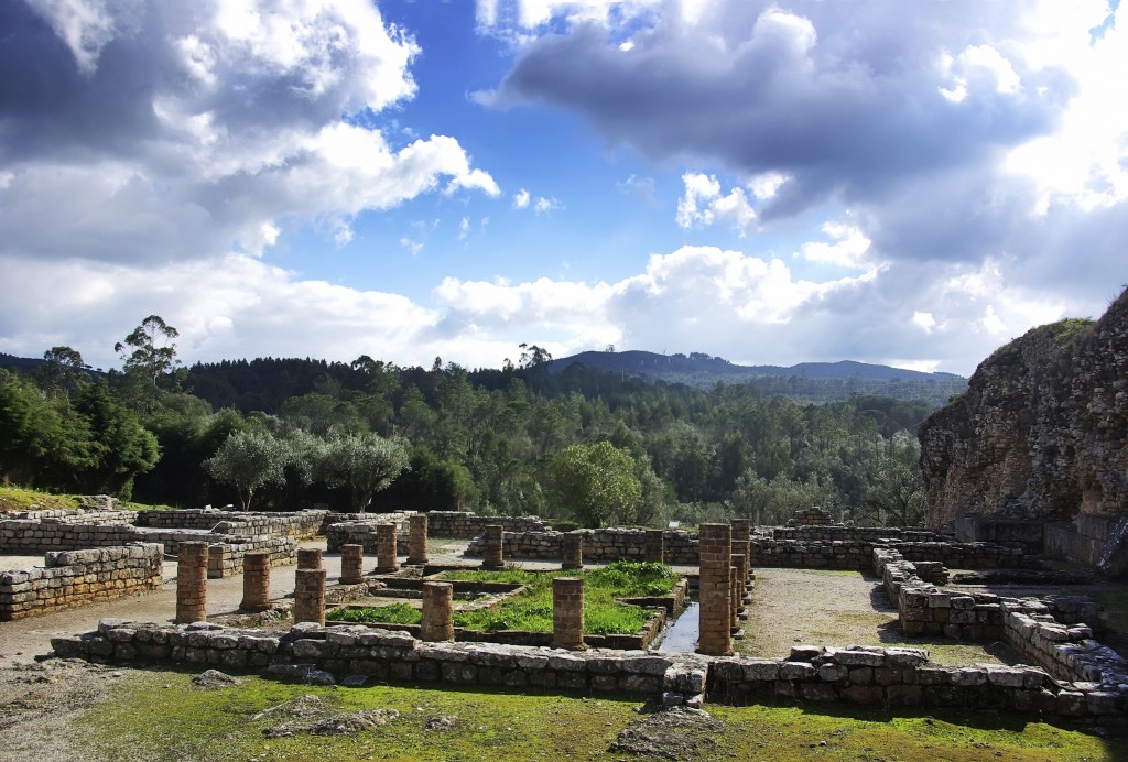 Roman ruins in Conimbriga,Portugal