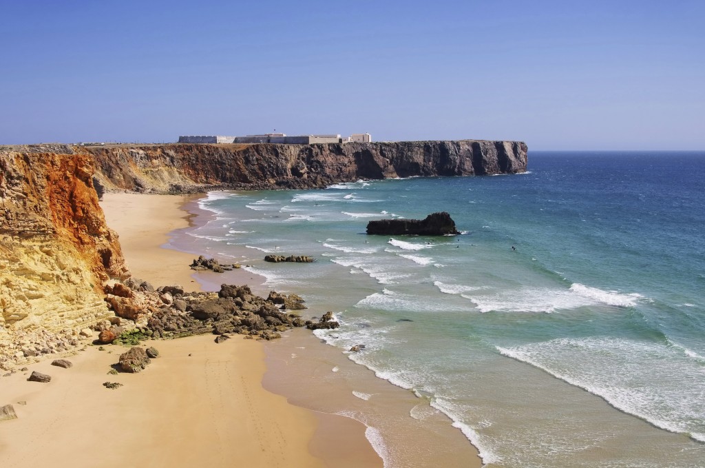 Algarve Strand do Tonel Festung - Algarve beach do Tonel fortress 01