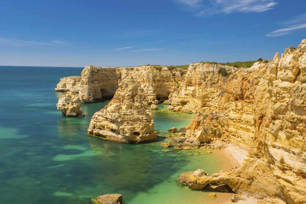 the beautiful coastline of portugal