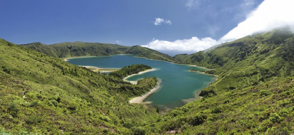 Lagoon of Fire, Azores - Panorama