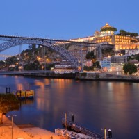 View from the hotel - Douro river, Dom Luis bridge