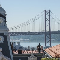 Pestana Palace, view for Tagus an Clocktower