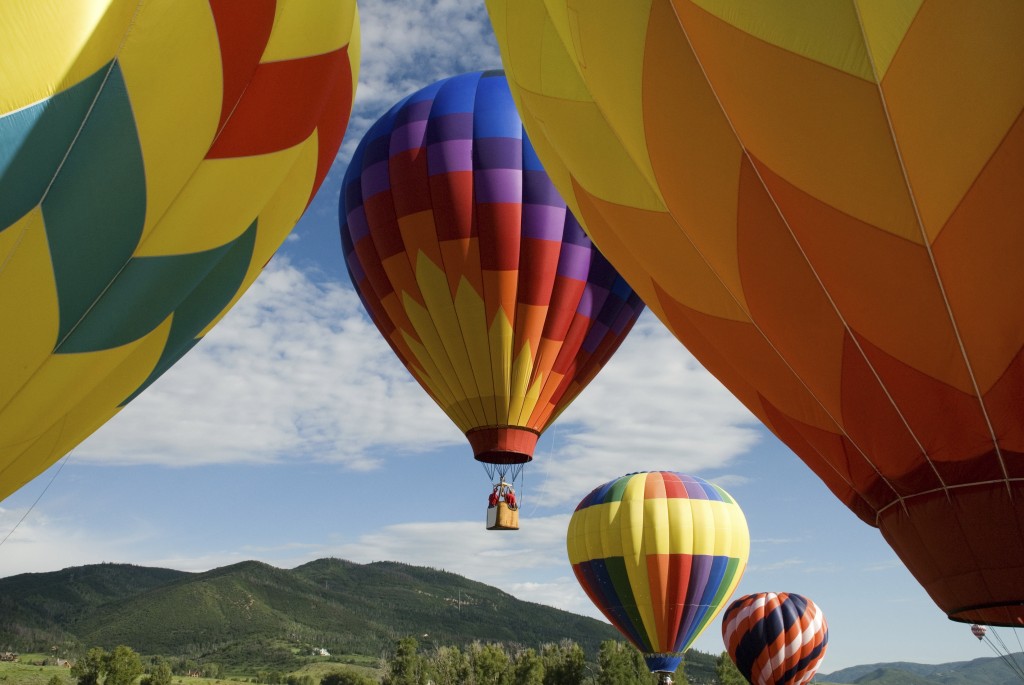 hot air balloons