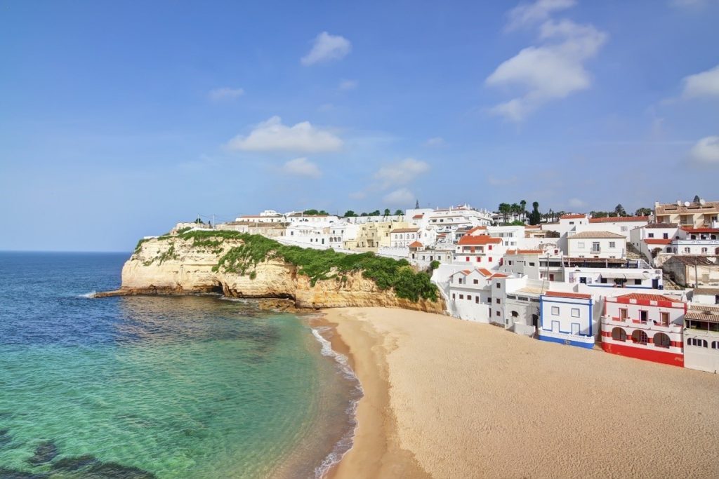 beach in the algarve