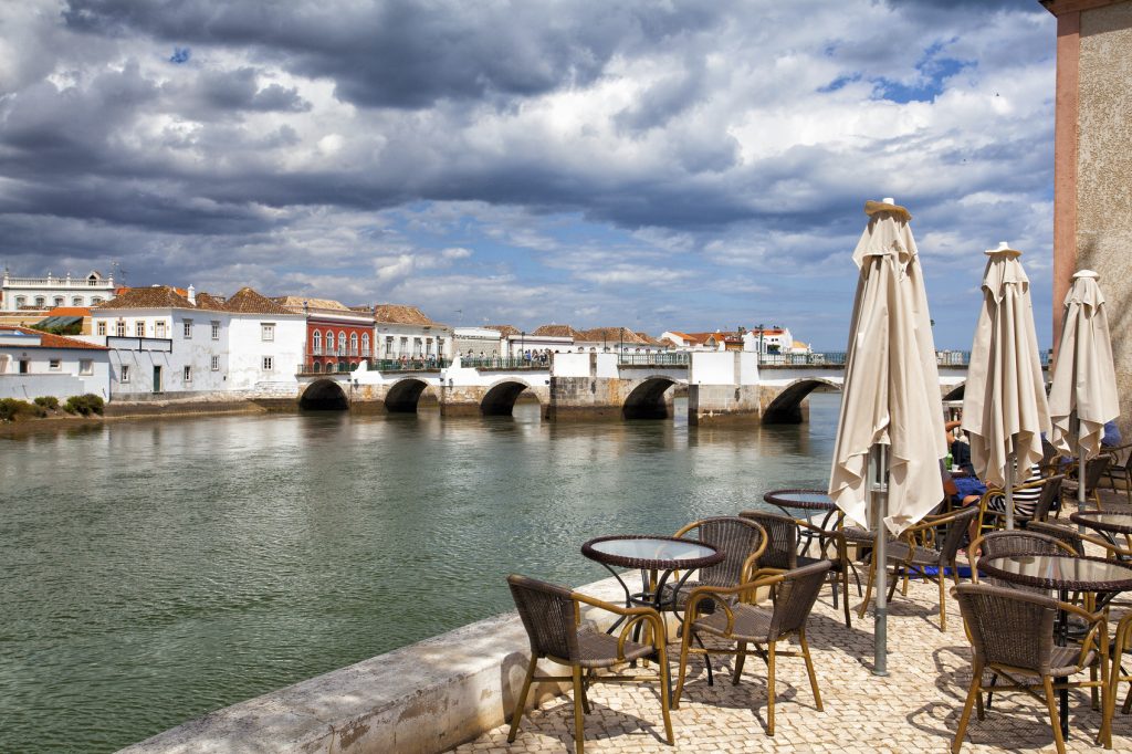 Historic architecture in Tavira city, Algarve,Portugal